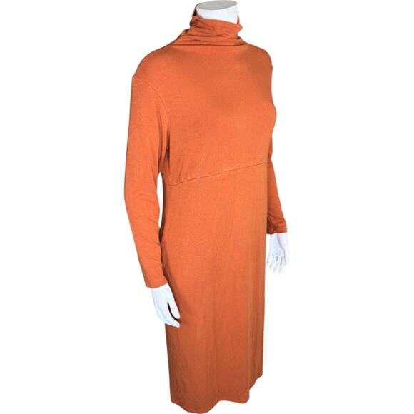 Women with Control Petite Finespun Jersey Tummy Control Midi Dress Crisp Follage - Picture 2 of 11